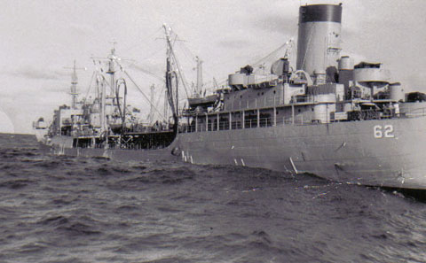 Refueling at IWO JIMA 1956